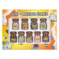 Mini Natural Crystal Gem Wishing Bottle/Drifting Bottle Box Feng Shui Home Craft Souvenir Buddhism Mini Bottled Mineral