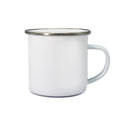 New Trend Enamel Mug Sublimation Blank Cups for Sublimation White  Sublimation Enamel Mug  Plain White Ceramic Mugs and Cups