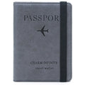RFID Pu Leather ID Card Holder Overseas Travel Wallet Passport Holder Organizer