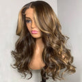 Vendor Stock Body Wave 13X6 Hd Transparent Swiss Lace Wigs Human Hair Lace Front Wig Highlight Brazilian Virgin Human Hair Wigs