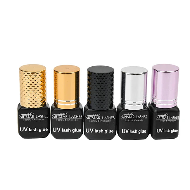 Factory Wholesale Ultra-Bonding Lash Adhesive 1 Second Dry UV Eyelash Extensions Glue with Over 8 Weeks Retention