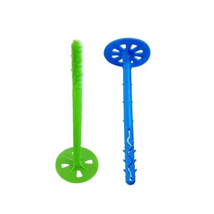 Custom Plastic PE PP Smooth Shank Insulation Wall Plug Anchor Nails for Drywall Fixing