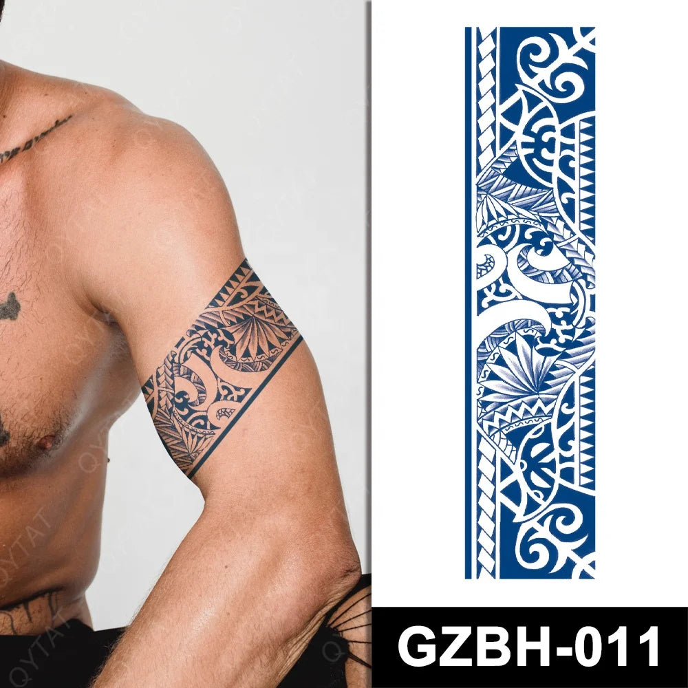 Wholesale & Custom Waterproof 100% Safe Long Lasting 15 Days Realistic Temporary Juice Arm Body Sticker Semi Permanent Tattoo