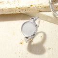 Fashion Jewelry Customized Design 925 Sterling Silver Semi Mount Ring Classic Design Ring Base