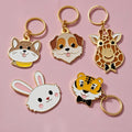 Hongdebo Factory Custom Anime Character Enamel Metal Keyring Keychains Design Logo Accessories Promotional Keychains Carabiners