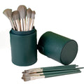 14pcs Makeup Brush Set for Face Includes Eye Shadow Foundation Concealer Blush Trimming Brush Shaving Brush