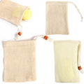 Natural Sisal Soap Saver Bag Pouch Mesh Net Waste Plastic-free Exfoliating Foaming and Drying Soap Holder for Shower