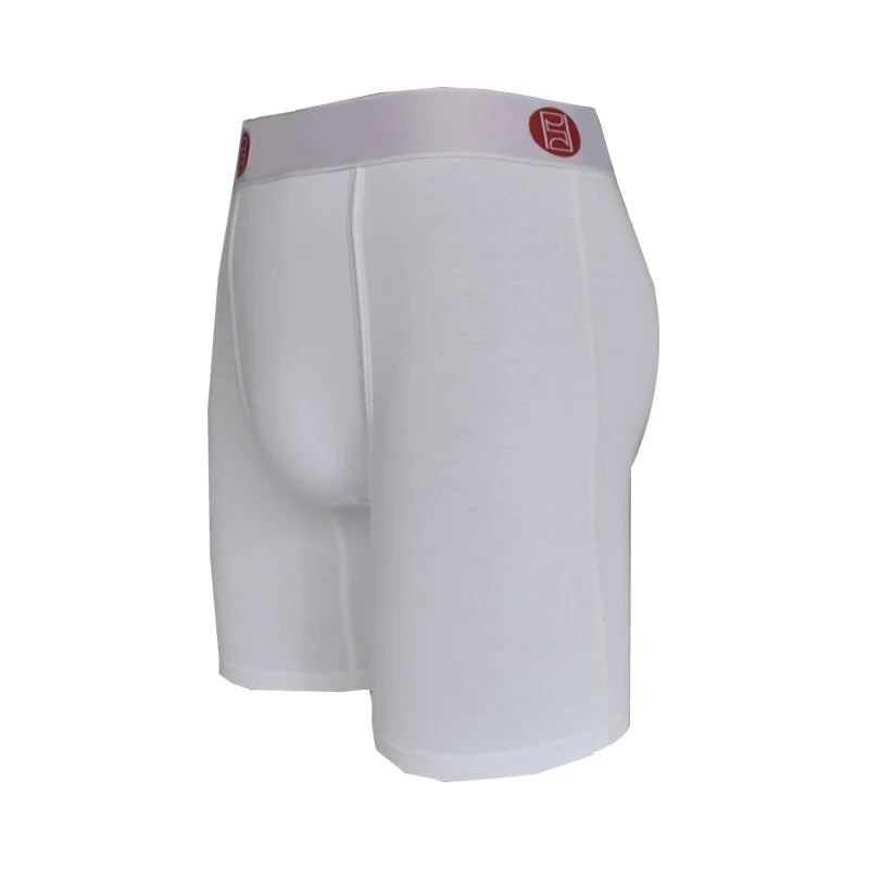 Men's Cross-Border Mid-Rise Sports Underwear Pants Solid Color Fitness Running Gear Breathable Anti-Wear Leg ODM Supply