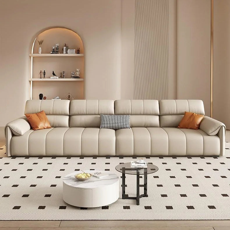 Wholesale Modern Faux Leather & Fabric Sectional Sofa - Black L-Shape Living Room Couch Set for Villa/Office