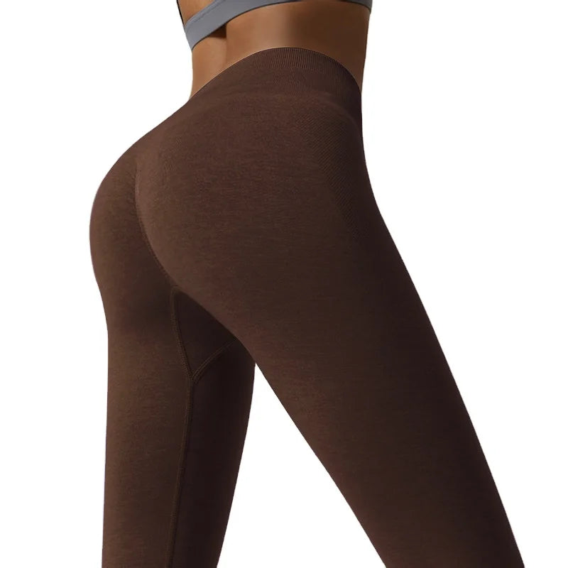 Cationic High Waist Seamless Scrunch Butt Tie Dye Gym  Activewear Booty Butt Lift Sports Wear Fitness Workout Pants Yoga