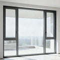 Sound Insulation Enhancement Thermal Break Dustproof Waterproof Aluminum Frame Glass Casement Window for Quiet Space Interior