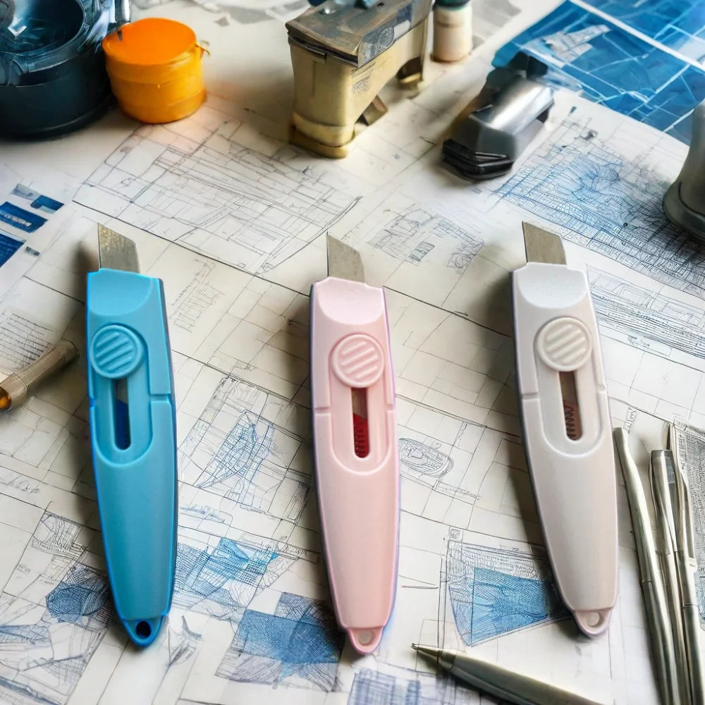 Candy-Colored Cute Little Fish Mini Art Utility Knife High Beauty Express Paper Cutting Tool