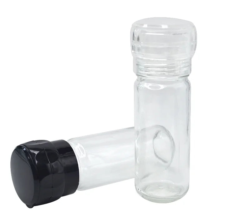 Custom 100ml Eco-Friendly Food Grade Manual Salt & Pepper Grinder Ceramic Core Plastic PC Material Kitchen Tool Factory Direct