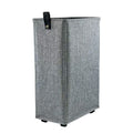 Easy Carry Rolling Polyester Household Folding Laundry Basket with Wheels Made in China for Home Hotel & Nursing Homes