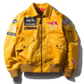 Wholesale Thick Winter Patched 45P Flight Jacket Windbreaker Mens Puffer Jacket