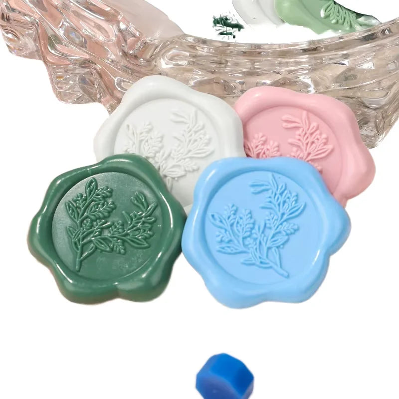 Customized Logo Wax Seal Labels Save the Date Sealing Wax Stickers with Self-adhesive Sticker