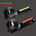 Ohhunt OEM Optics New Lightweight Red and Green Fiber 1x28 Red Dot Sight with Fiber Pin