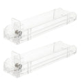 28.2*6.4*7CM Acrylic Merchandising Shelf Pusher for Cigarette with Divider