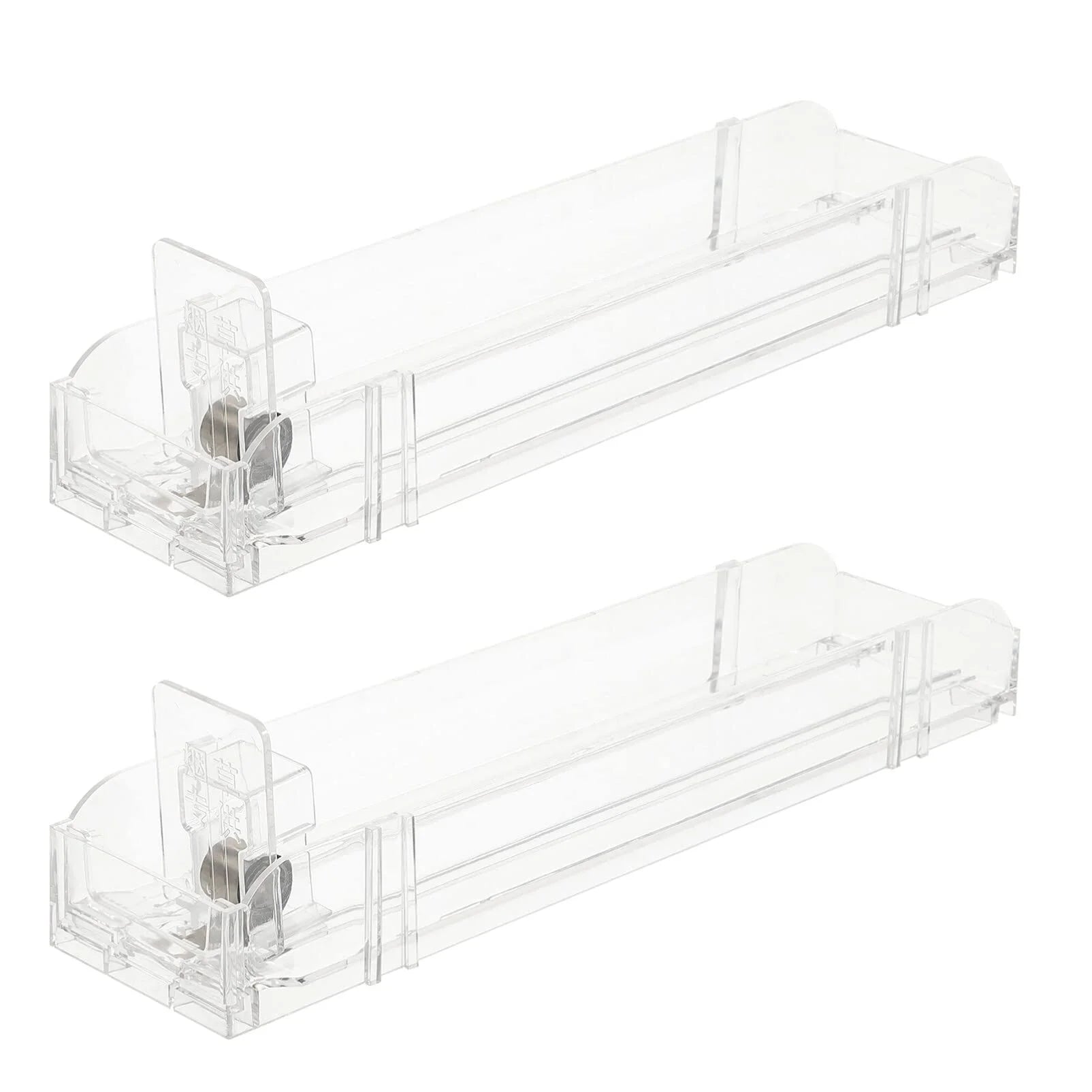 28.2*6.4*7CM Acrylic Merchandising Shelf Pusher for Cigarette with Divider