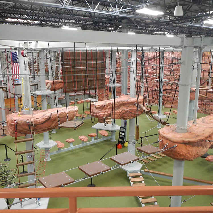 Hanlin Design Cargo Net Climbing Frame for Adults and Kids-Indoor/Outdoor Use Exercise & Amusement 1 Year Warranty