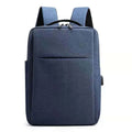 Multifunctional Simple Business Style Travel Waterproof Oxford Leisure Computer Laptop Backpack Bag With Usb