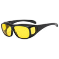 Unisex Fashionable Yellow Night Vision PC Sunglasses UV400 Sun Glasses with Blue or Pink Frame Direct Factory Supply MegaBDM