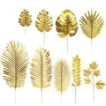 Golden Tortoise Leaves Wedding Decoration Gift Eucalyptus Sunflower Maple Leaf Gold Leaf Emulation Flower