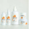 Vitamin C Set Brightening Serum Hydrating Toner Plant Based Lotion Dark Spot Removal Cream OEM Set Whitening Face Organic