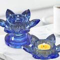 Lotus Flower Candle Holder Silicone Mold Candlestick Resin Mold for Home Decoration