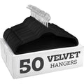 Hot Online CLASSIC Modern Non-slip Velvet Hangers Wholesale Durable Black Wide Shoulder Hanger Flexible for Bathroom Dress
