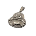 Olivia Stainless Steel Jewelry Religious Silver Buddha Laughing Charm Women Men Buddha Necklace Pendant