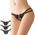 HD235 Wild Leopard Print Sexy Thong Seductive Charming Women's Low Waist Panties Shorts Sexy Underwear T-shaped Panties