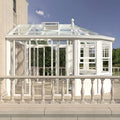 Practical Hot Sale Malaysia Clearview 4 Season Outdoor Double Low-e Tempered Glass Triangle Room European Villa Solarium Sunroom