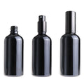 In Stock 100ml Glossy Matte Black Essential Oil Spray Perfume Bottle Empty Luxury Mist Fine Spray Bottle