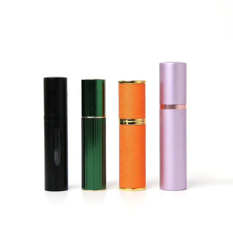 Easy Carry Travel Refillable Atomizer Portable  Spray Pump Empty Perfume Bottle for Men and Women with 5ml Mini Pocket Size