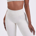 Custom 2024 New Nylon Yoga Pants No Front Seam Bonded High Rise Compressive Gym Leggings