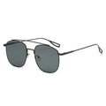 9203 Sunglasses for Women Gold Metal Korean Retro Style UV400 Polarized for Sun Protection Trendy Europe America for Driving