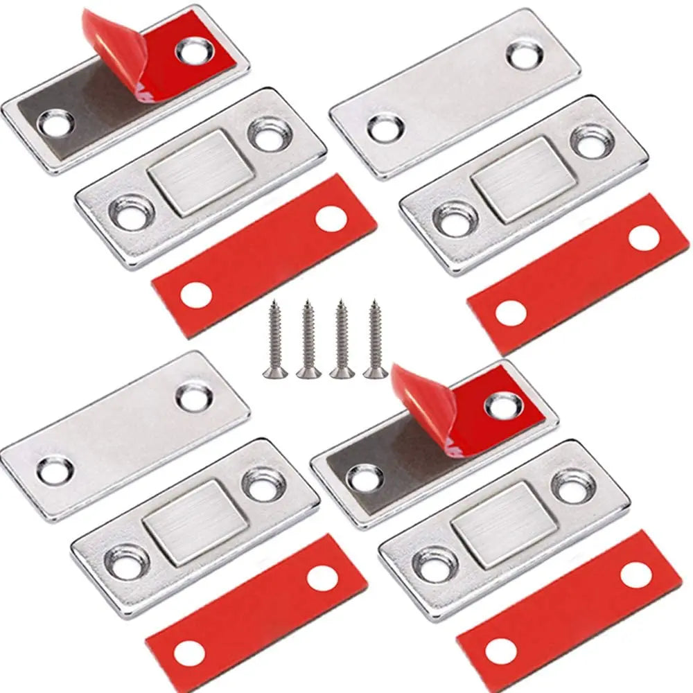 Cabinet Magnetic Catch Drawer Door Magnets With Strong Adhesive Cabinet Latch Magnetic Closures for Kitchen Door Closing