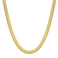 Exquisite 18K Gold-plated Stainless Steel Necklace Titanium Steel Popular Women's Necklace Superimposed Jewelry Snake Bone Chain