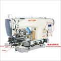 Chain Stitch Automatic T-shirt Jean Bottom Hemming Sewing Machine