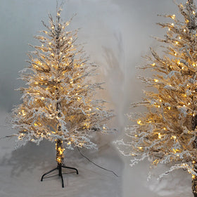 Manufacturers Wholesale Prelit Decoration Tree 120cm Lights Snowing Artificial Christmas Tree