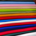 Ready Ship Lightweight Breathable Stretch 240gsm 96% Polyester 4% Spandex Solid Color Knit Interlock Jersey Fabric Outdoor Girls