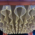 Ceiling Stage Drape Curtain Backdrops Gorgeous Wedding Supplies Hanging White Light Event Decor for Wedding Events