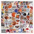 100Pcs Love Basketball Cartoon Logo Graffiti Stickers for Bottle Wall Refrigerator Decor Vinyl Ball Game Sports Sticker