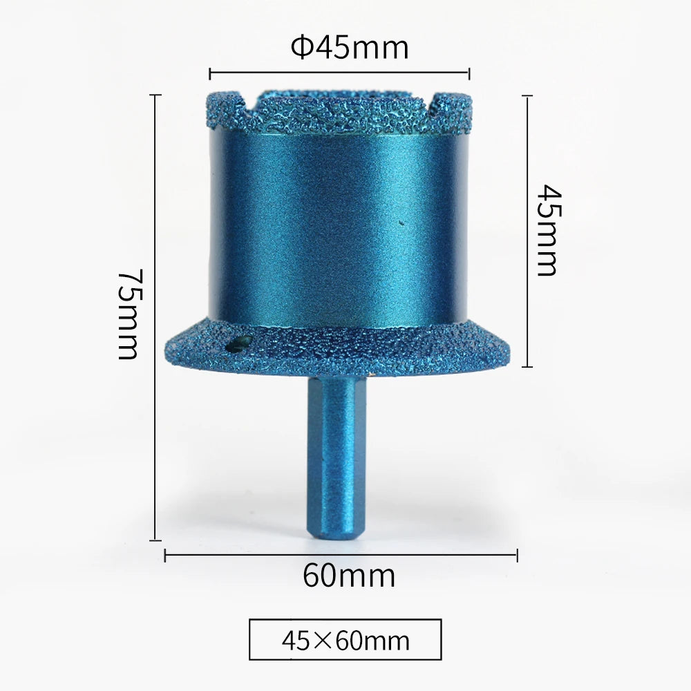 Raizi Super Quality Hot Sales Vacuum Brazed Diamond Core Bit Basin Hole Opener Flume Basin Sink Hole Saw 45-60mm