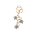 Pretty Enamel Pearl Maple Leaves Leaf Keychainplant Leaf Keychain Keyring Pendants for Women Bag Decor Charms DIY Jewelry Gifts