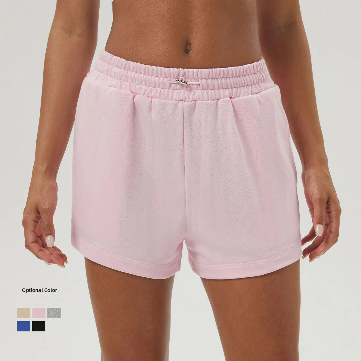 Custom Logo Women's Skinny Gym Athletic Shorts High-Sport Booty Sweat with Elastic Waist Sexy Workout Running Sportswear