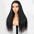 30/32 Inch Transparent HD for Lace Glueless Baby Hair Bleached Knots Long Lace Front Wigs Black Women Deep Wave Virgin Hair