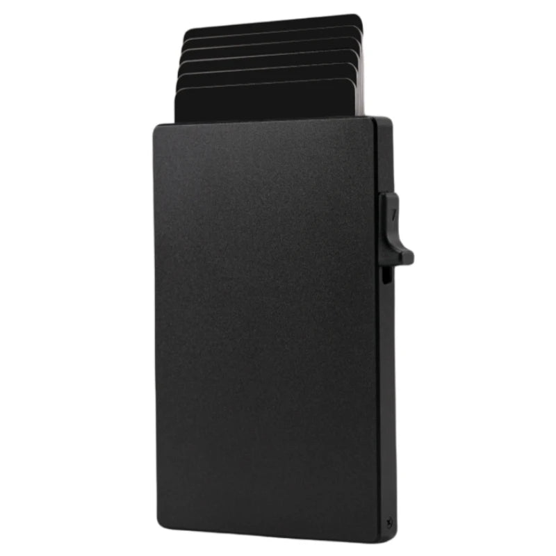 Metal Wallet Automatic Pop up Credit Card Coin Case Aluminum Wallet Card Holder Case