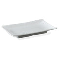 Factory Wholesale Restaurant Tableware 8 Inch White Rectangle Melamine Dessert Plate